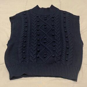Wilfred Navy Blue Alps Vest